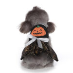 Dog Halloween Wizard Dress Pet Costume with Bat Skirt Winter Christmas Decoration Supplies for Apparel Use