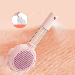 New Sunflower Pet Hair Removal Comb Anti-Flying Self-Cleaning Cat Hair Brush with Massage Feature for Dogs 2