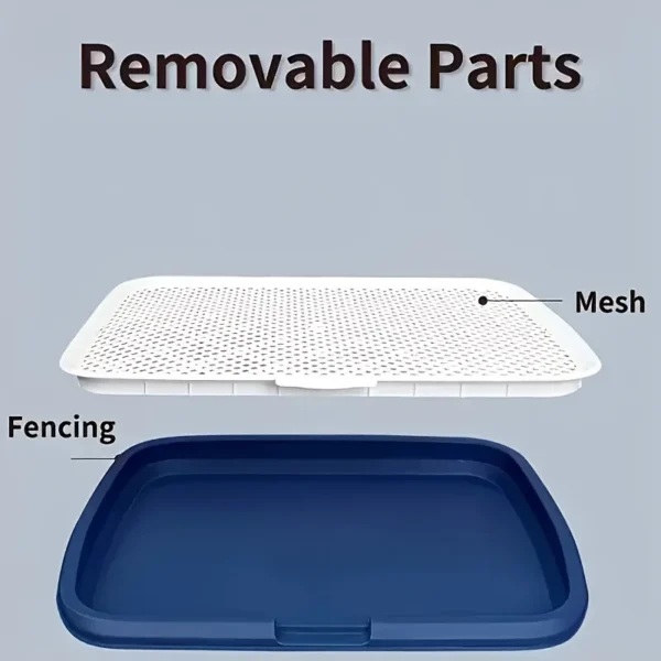Large Dog Toilet Potty Training Convenient Removable Mesh Tray Seamless Dog Cleaning Robust for Dog up to 50kg Indoor Pet Toilet