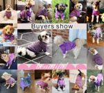 Designer Pet Dog Coat Sweater Soft Thickening Warm Puppy Winter Sweater in Small Medium Large Sizes for Pups Knitwear by Season