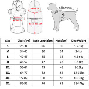 Dog Raincoat Clothes for Pet Small Big Dogs Wind Coat Windbreaker Waterproof French Bulldog Hoodie for Dog Coat Jacket 2