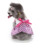 Dog Halloween Wizard Dress Pet Costume with Bat Skirt Winter Christmas Decoration Supplies for Apparel Use