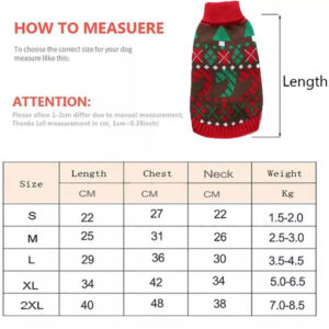 Dropshipping Dog Sweater Pet Christmas Sweater Knitted Design Dog Coat Winter Clothes for Pet Warm Pullover for Small Dogs 2