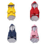 Fashion Raincoat for Dogs Waterproof Raincoat Jacket Dog Coat Windproof for Small Medium Large Dog Clothes for Pet