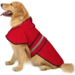 Hot Selling Dog Raincoat Pet Manufacturers Hooded Dog Clothes for Pet for Large Dog Alaska Golden Retriever Poncho Coats