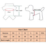 Newly Design Rainbow Stripe Pet Shirt Vest Dog Clothes for Pet Puppy Cat Apparel Costume Clothing for Teddy Summer Clothing