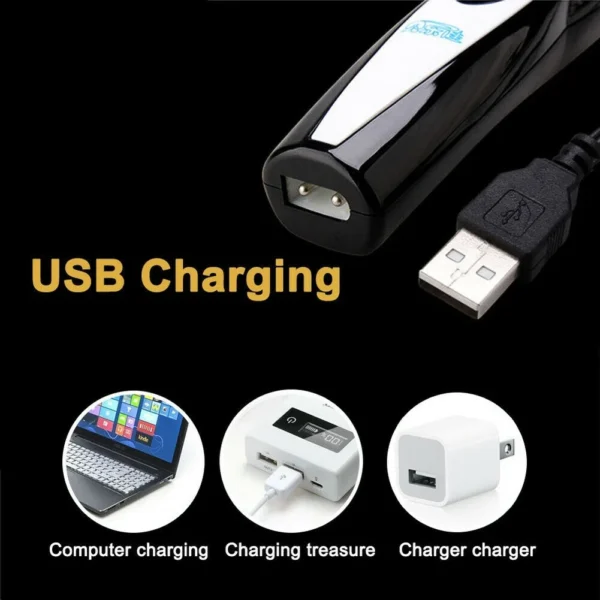 Electronic Pet Nail Hair Trimmer Grinder Cat Dog Pet Grooming Tool Shearing Cutter USB Rechargeable Dog Haircut Paw Shaver Acces