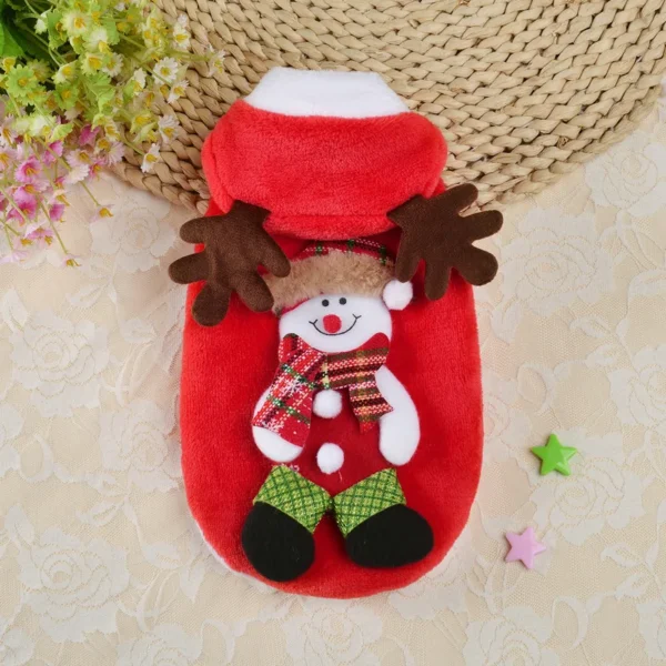 Christmas Dog Clothes for Pet Small Dogs Santa Pet Costumes for Pug Chihuahua Hoodies Cat Clothing Jacket Coat Dog Products