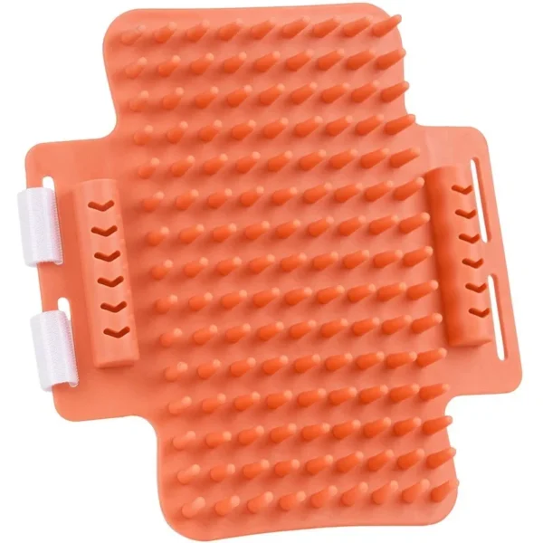 Cat Desk Corner Comb Kitten Scrubbing Cat Hair Remover Brush with Straps Pet Dog Cleaning Cats Scratcher Pet Grooming Brush