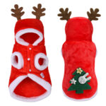 Christmas Dog Clothes for Pet Small Dogs Santa Pet Costumes for Pug Chihuahua Hoodies Cat Clothing Jacket Coat Dog Products