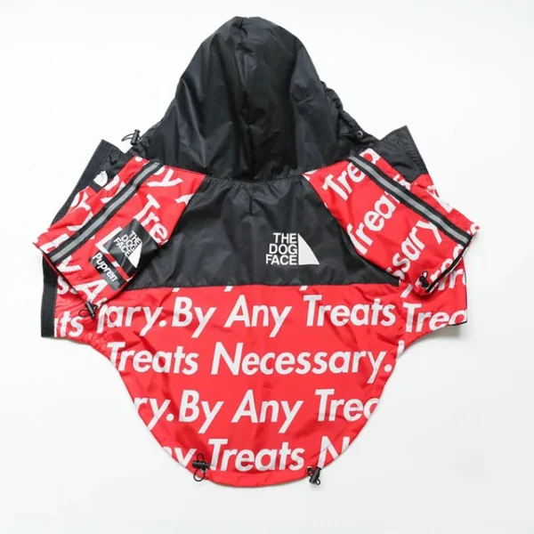 Dog Raincoat Clothes for Pet Small Big Dogs Wind Coat Windbreaker Waterproof French Bulldog Hoodie for Dog Coat Jacket
