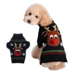 Pet Manufacturer Christmas Dog Clothes Red Nosed Deer Pet Sweaters Teddy Bears for Small Medium and Large Dog Sweaters