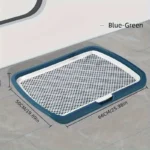 Large Dog Toilet Potty Training Convenient Removable Mesh Tray Seamless Dog Cleaning Robust for Dog up to 50kg Indoor Pet Toilet