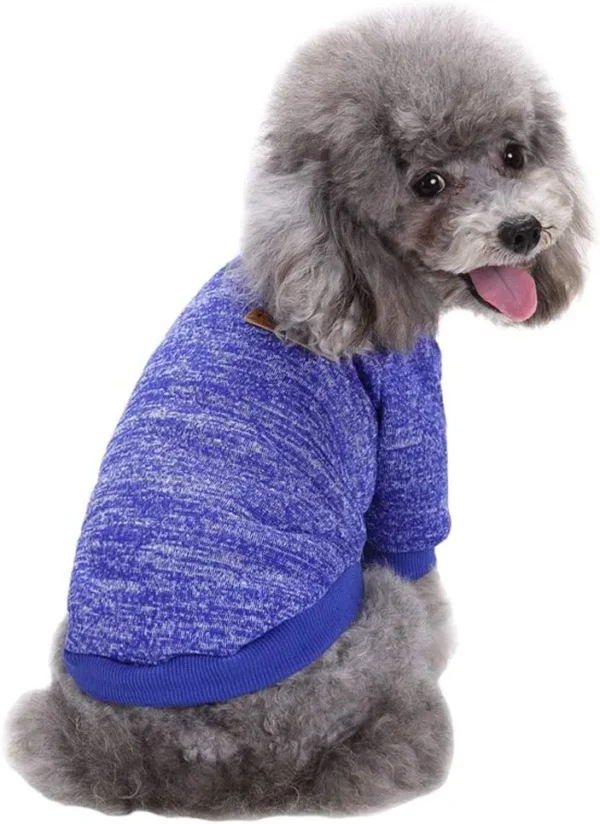 Designer Pet Dog Coat Sweater Soft Thickening Warm Puppy Winter Sweater in Small Medium Large Sizes for Pups Knitwear by Season