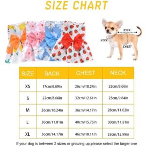 Summer Pet Clothes Princess Dress Butterfly Flower Print Lace Tulle Sleeveless Dog Coat Lovely Pattern Fashion Print Coating 2