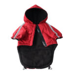 Warm Winter Pet Clothes for Pet Jacket Dog Coat Hooded Cotton Puppy Dog Velvet Thickening Reflective Pet Manufacturer Costumes