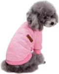 Designer Pet Dog Coat Sweater Soft Thickening Warm Puppy Winter Sweater in Small Medium Large Sizes for Pups Knitwear by Season