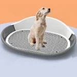 Portable Dog Doggie Cat Toilet Potty Puppy Litter Tray Dog Training Pee Bedpan Pet Cleaning Dogs Toilet Prevent Urine Splashing