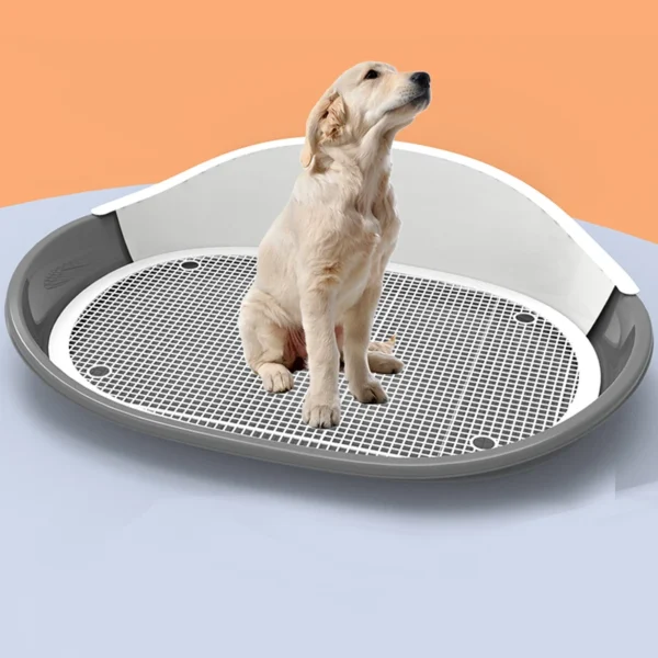 Portable Dog Doggie Cat Toilet Potty Puppy Litter Tray Dog Training Pee Bedpan Pet Cleaning Dogs Toilet Prevent Urine Splashing