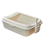Cats Litter Box Pet Toilet Basin Semi-Closed Dog Clean Toilet Sandbox Cat Dog Tray Kitten Litter Scooper Anti Splash Litter Box