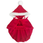 Christmas Tree Elk Cloak Dog Coats XL Winter Holiday Costumes for Pets Festive Apparel for Dogs