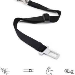 Adjustable Pet Car Seat Belt Nylon Lead Dog Leash Backseat Safety Belt OEM Custom Designer Dog Harness Collar Pet Accessories 2