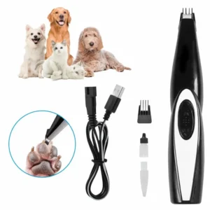 Electronic Pet Nail Hair Trimmer Grinder Cat Dog Pet Grooming Tool Shearing Cutter USB Rechargeable Dog Haircut Paw Shaver Acces 2