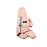 Dog Raincoat Waterproof Coats Lightweight Rain Jacket Rain Hooded Rainwear Safety Reflective Stripes Dog Coat for Small Dogs