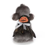 Dog Halloween Wizard Dress Pet Costume with Bat Skirt Winter Christmas Decoration Supplies for Apparel Use