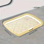 Large Dog Toilet Potty Training Convenient Removable Mesh Tray Seamless Dog Cleaning Robust for Dog up to 50kg Indoor Pet Toilet