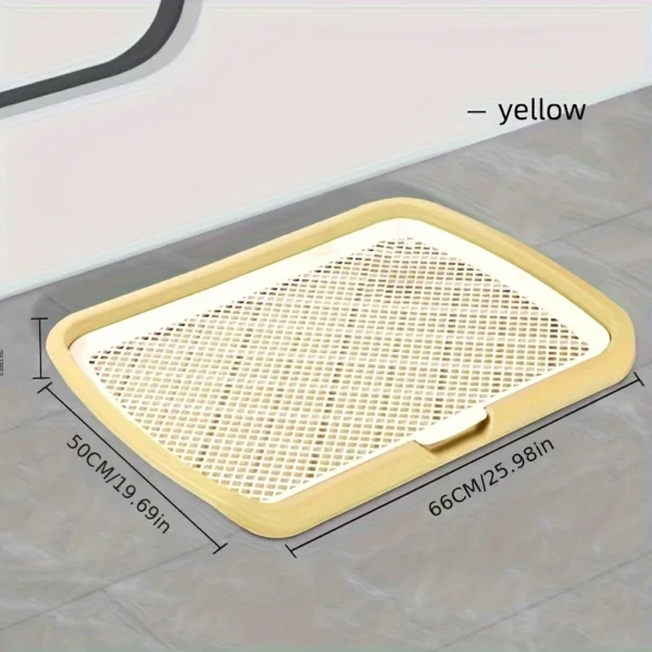Large Dog Toilet Potty Training Convenient Removable Mesh Tray Seamless Dog Cleaning Robust for Dog up to 50kg Indoor Pet Toilet