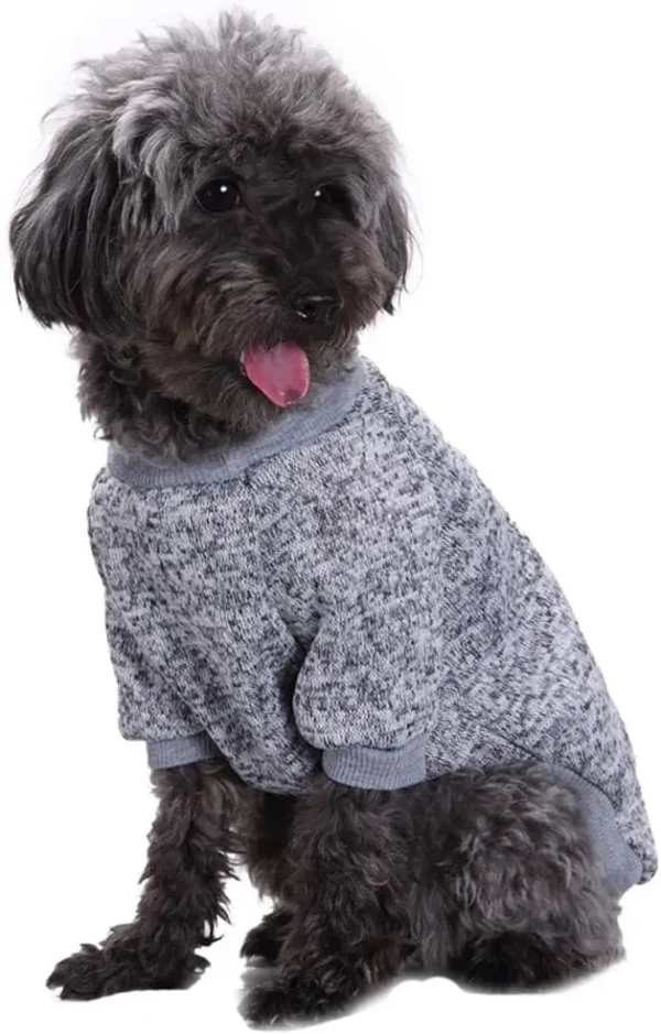 Designer Pet Dog Coat Sweater Soft Thickening Warm Puppy Winter Sweater in Small Medium Large Sizes for Pups Knitwear by Season