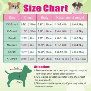 Designer Pet Dog Coat Sweater Soft Thickening Warm Puppy Winter Sweater in Small Medium Large Sizes for Pups Knitwear by Season 2
