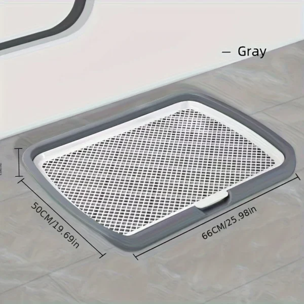 Large Dog Toilet Potty Training Convenient Removable Mesh Tray Seamless Dog Cleaning Robust for Dog up to 50kg Indoor Pet Toilet