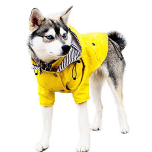 Fashion Raincoat for Dogs Waterproof Raincoat Jacket Dog Coat Windproof for Small Medium Large Dog Clothes for Pet