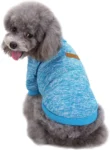 Designer Pet Dog Coat Sweater Soft Thickening Warm Puppy Winter Sweater in Small Medium Large Sizes for Pups Knitwear by Season