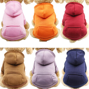 Pet Dog Clothes for Pet Small Dogs Hoodie Warm Clothing for Dog Coat Puppy Outfit Pet Clothes for Large Puppy Hoodies Chihuahua 2