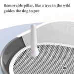 Portable Dog Doggie Cat Toilet Potty Puppy Litter Tray Dog Training Pee Bedpan Pet Cleaning Dogs Toilet Prevent Urine Splashing