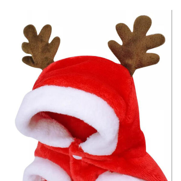 Christmas Dog Clothes for Pet Small Dogs Santa Pet Costumes for Pug Chihuahua Hoodies Cat Clothing Jacket Coat Dog Products