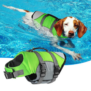 Reflective Dog Life Jacket Sport Safety Rescue Vest Clothes for Pet Designer Dog Adjustable Vests Puppy Float Swimming Pet Vests