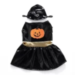 Dog Halloween Wizard Dress Pet Costume with Bat Skirt Winter Christmas Decoration Supplies for Apparel Use
