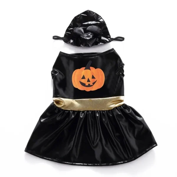 Dog Halloween Wizard Dress Pet Costume with Bat Skirt Winter Christmas Decoration Supplies for Apparel Use