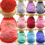 Designer Pet Dog Coat Sweater Soft Thickening Warm Puppy Winter Sweater in Small Medium Large Sizes for Pups Knitwear by Season