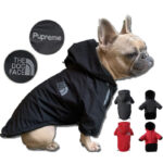 Warm Winter Pet Clothes for Pet Jacket Dog Coat Hooded Cotton Puppy Dog Velvet Thickening Reflective Pet Manufacturer Costumes