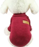 Designer Pet Dog Coat Sweater Soft Thickening Warm Puppy Winter Sweater in Small Medium Large Sizes for Pups Knitwear by Season