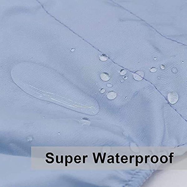 Dog Raincoat Waterproof Coats Lightweight Rain Jacket Rain Hooded Rainwear Safety Reflective Stripes Dog Coat for Small Dogs