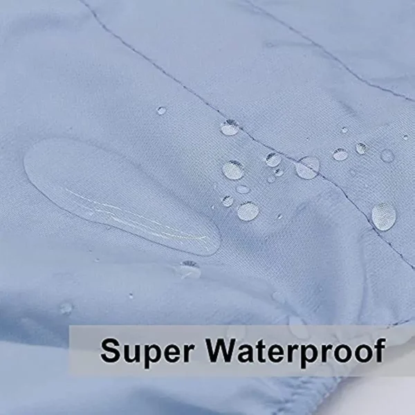 Dog Raincoat Waterproof Coats Lightweight Rain Jacket Rain Hooded Rainwear Safety Reflective Stripes Dog Coat for Small Dogs