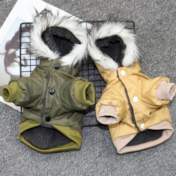 Winter Dog Clothes for Pet Puppy Pet Dog Coat Jacket for Small Medium Dogs Thicken Warm Chihuahua Yorkies Hoodie Pets Clothing