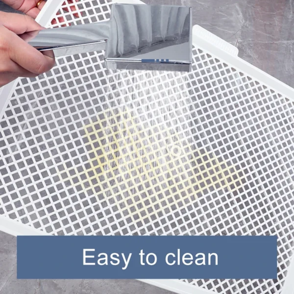 Large Dog Toilet Potty Training Convenient Removable Mesh Tray Seamless Dog Cleaning Robust for Dog up to 50kg Indoor Pet Toilet